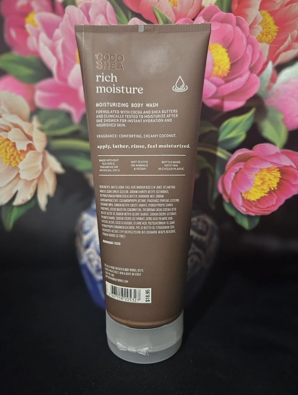 NWT Bath & Body Works Coco Shea Moisturizing Body Wash - Brown & Rose Gold - Picture 2 of 5